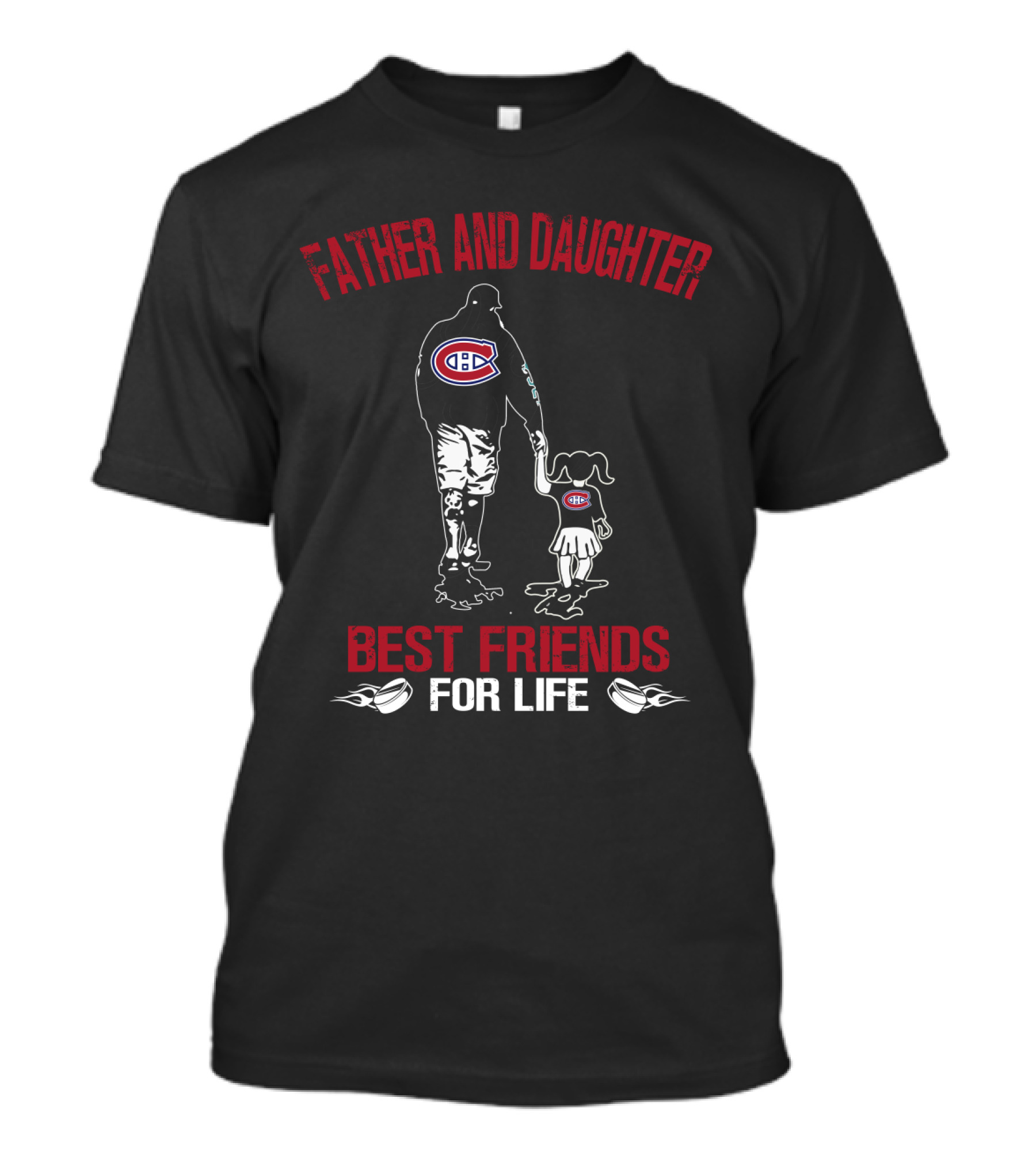 Father And Daughter Montreal Canadiens Best Friends For Life T-Shirt