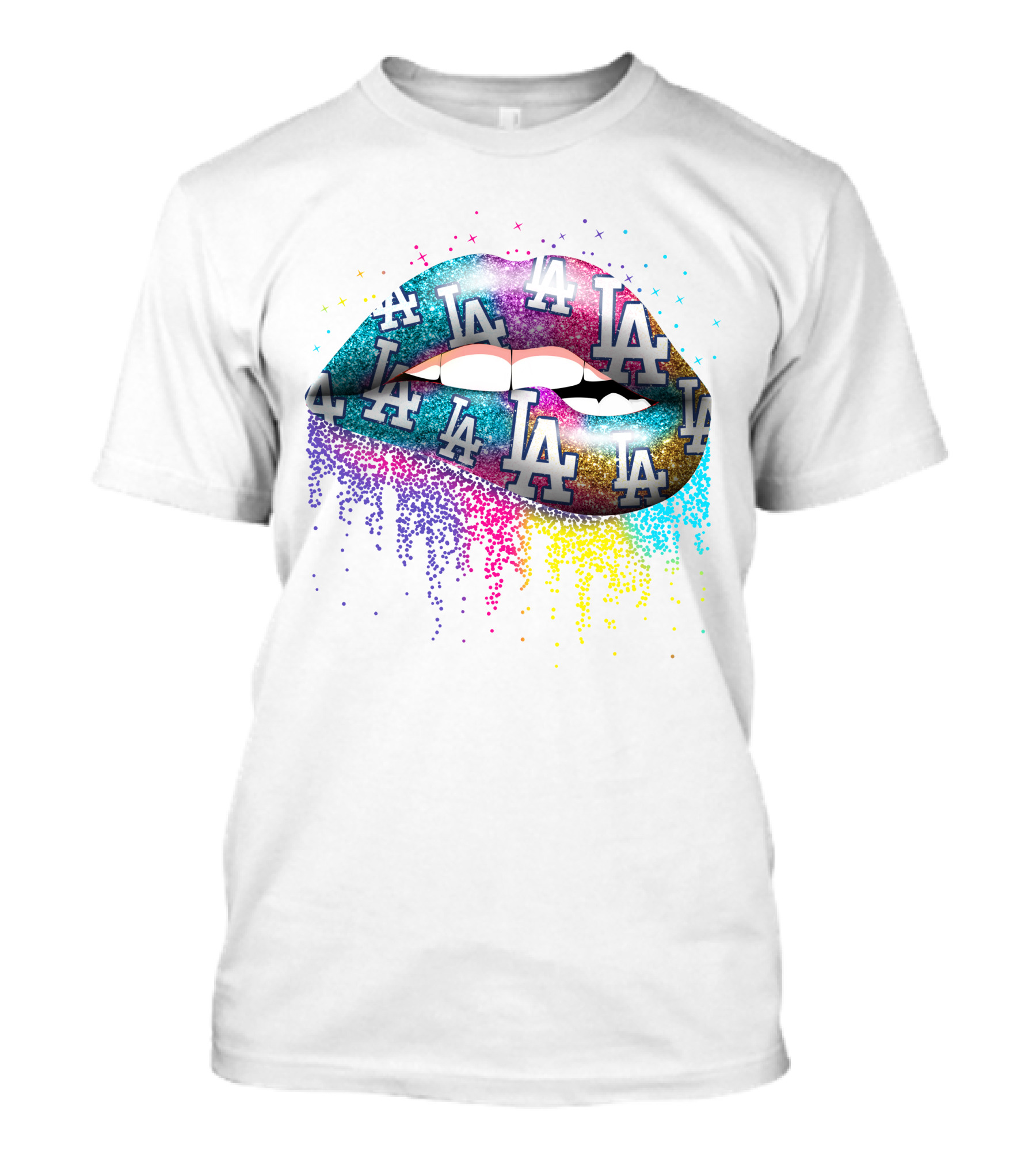 LA Dodgers Gradient Lip T-Shirt